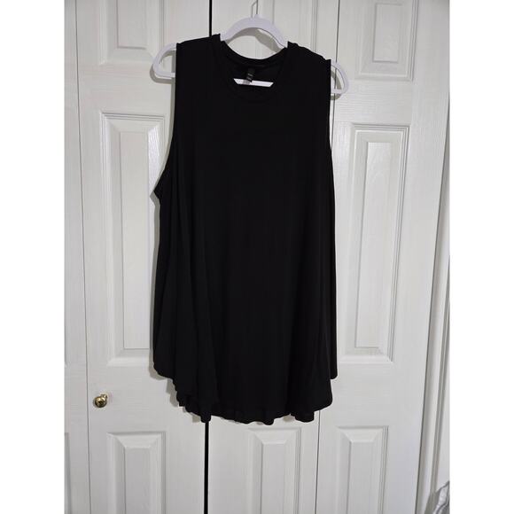 Lane Bryant size 26/28 women's black plus size sleeveless tunic - Picture 1 of 9